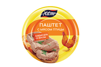 Паштет с мясом птицы 235гр. ж/б Hame Хаме