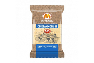 Сыр Сметанковый 200г. Пермь