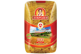 Макароны Перья рифленные Пенне Ригате 900гр. Добродея №811