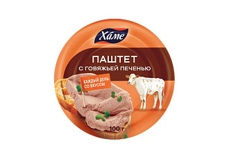 Паштет HAME с говяж.печенью ж/б 100г