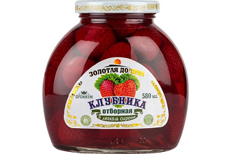 Клубника 580гр. ст/б Золотая долина