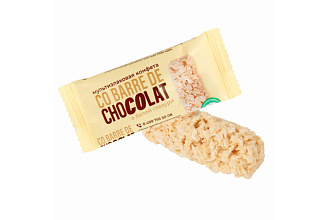 Конфеты мультизлаковые с белой глазурью Co barre de CHOCOLAT ВЕС ВЕС